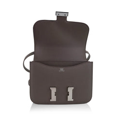 Mini Constance 18 Bag Etain Epsom Leather with Palladium Hardware