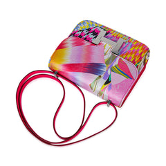Limited Edition Mini Constance 18 Bag Marble Silk with Palladium Hardware