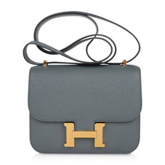 Constance Mini 18 Bag Vert Amande Gold Hardware Epsom Leather