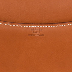 Constance Bag 18 Rare Fauve Barenia Leather Gold Hardware