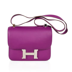 Constance 24 Bag Anemone Swift Leather with Palladium Hardware