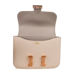 Constance HSS 18 Bag Craie / Gris Perle Rose Gold Hardware