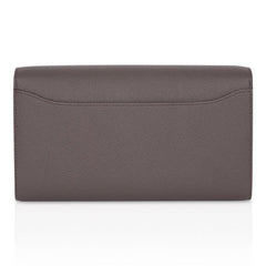 Constance Long To Go Wallet Etain Rose Gold Hardware Epsom New w/ Box
