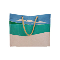 Beach Tote Bag Escale A La Plage Or H Canvas
