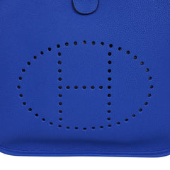 Evelyne PM Bag Blue Zellige Clemence Palladium Hardware New w/Box