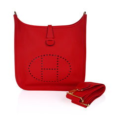 Evelyne PM Bag Rouge de Coeur Clemence Gold Hardware