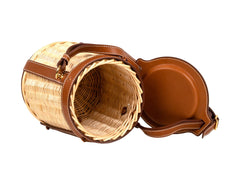 Farming Picnic Bag Osier Wicker Barenia Limited Edition S / S 2015