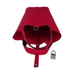 Picotin Eclat Lock 18 Bag Framboise / Rouge Sellier Tote Bag