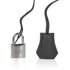 Hac a Dos PM Backpack Vert de Gris Togo Leather with Palladium Hardware