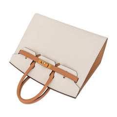 Special Order HSS Birkin 25 Sellier Craie and Sesame Gold Hardware Epsom Leather