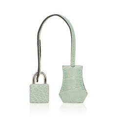 Kelly 25 Retourne Bag Vert d’Eau Matte Alligator with Palladium Hardware
