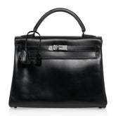 Kelly 32 So Black Bag Box Leather Limited Edition