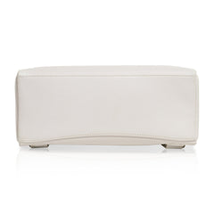 Kelly Ado 28 Bag White Evergrain Palladium Hardware