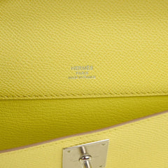 Kelly Cut Bag Clutch Souffre Rare to Find Epsom Leather