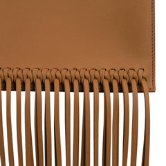 Kelly Danse Fringe Bag Sesame with Gold Hardware