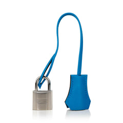Kelly Messenger PM Blue Zanzibar Evercolor Leather with Palladium Hardware