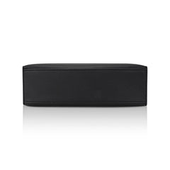 Kelly Pochette Clutch Bag Black Swift Leather with Palladium Hardware