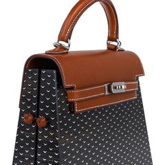 Limited Edition Kellywood 22 Bag Oak Bog, Barenia Leather, & Aluminum Inlay with Palladium Hardware