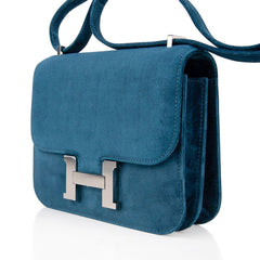 Constance Bag 18 Blue Ocean Doblis Palladium Limited Edition