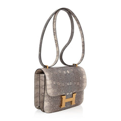 Constance Bag 18 Ombre Lizard Gold Hardware New w/ Box
