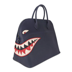 Limited Edition Bolide 40 Bag Runway Shark Monster Blue Indigo