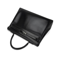 Limited Edition Kelly 32 Bag So Black Box Leather