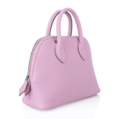 Mini Bolide 1923 Bag Mauve Sylvestre Chevre Leather Palladium Hardware