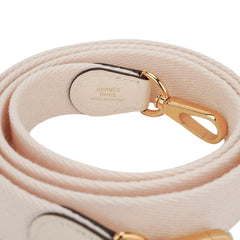 Mini Evelyne TPM Bag Nata Clemence Leather with Gold Hardware