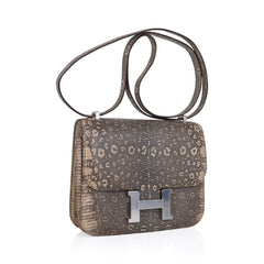 Limited Edition Mini Constance 18 Desert Lizard Palladium Hardware