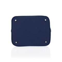 Picotin Lock Eclat 22 Bag Deep Blue Anemone Clemence Palladium