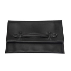 Piplat Clutch Bag Black Evercolor Leather