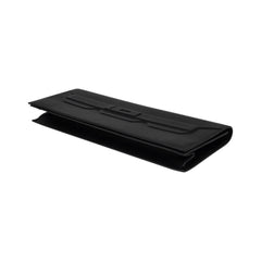 Shadow Birkin Clutch Bag Black Swift Leather