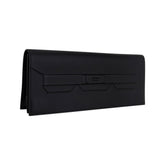 Shadow Birkin Clutch Bag Black Swift Leather