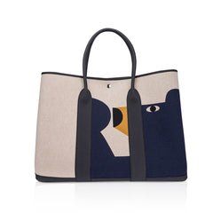 Garden Party 49 Voyage Bag Teddy H Motif H Plume Canvas