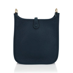 Mini Evelyne III TPM Crossbody Bag Vert Rousseau Clemence with Gold