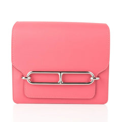 Mini Roulis Bag Rose Azalee Pink (Convertible Shoulder to Crossbody)
