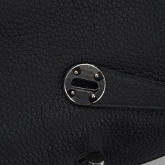 Lindy 26 Bag Black Clemence Leather with Palladium Hardware
