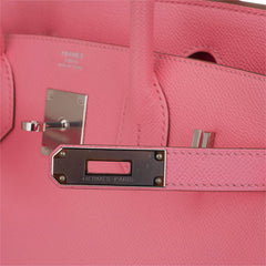 Birkin 30 Bag Rose Confetti Epsom Leather with Palladium Hardware