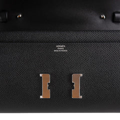 Constance Long To Go Wallet Black Epsom with Palladium Hardware