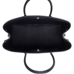 Bag Garden Party 30 Criss Cross Toile / Black Vache Country Leather