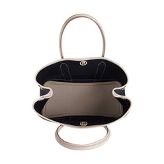 Bag Garden Party 30 Bag Black Canvas / Craie Negonda Leather Palladium