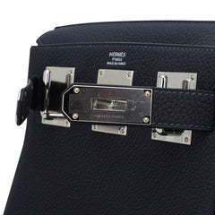 Hac a Dos PM Backpack Caban Tricolor Togo Leather with Palladium Hardware