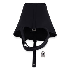Picotin Lock 18 Bag Black Clemence Tote Palladium New