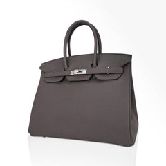 Birkin 35 Bag Etain Togo Leather with Palladium Hardware