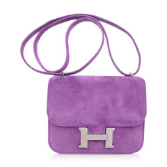 Constance Doblis Violet Clair 18 Limited Edition Bag Palladium