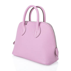 Mini Bolide 1923 Bag Mauve Sylvestre Chevre Leather Palladium Hardware