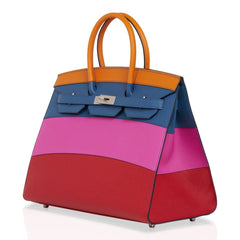 Sunset Rainbow Sellier Birkin 35 Limited Edition Bag