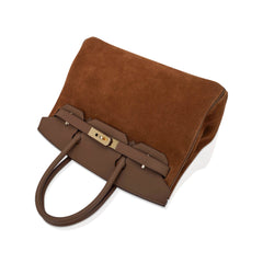 Limited Edition Birkin 30 Grizzly Bag Alezan Permabrass Hardware
