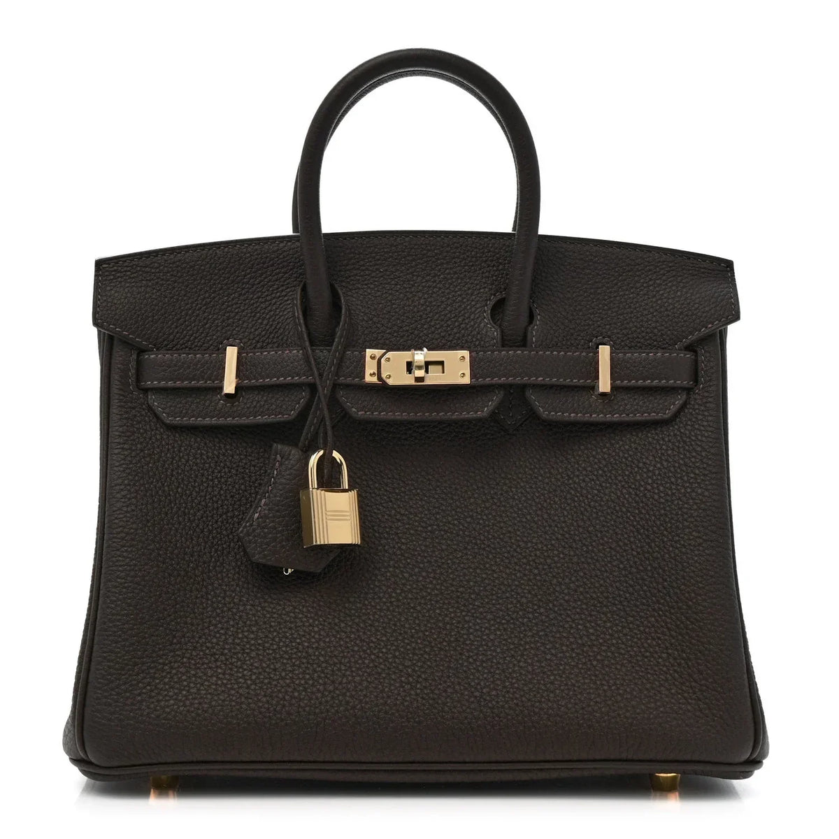 Birkin 25 Togo handbag is made of extremely soft calfskin