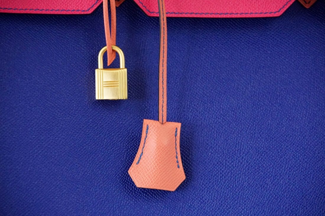 Birkin 40 Bag Tri Color HSS Brushed Gold Hardware